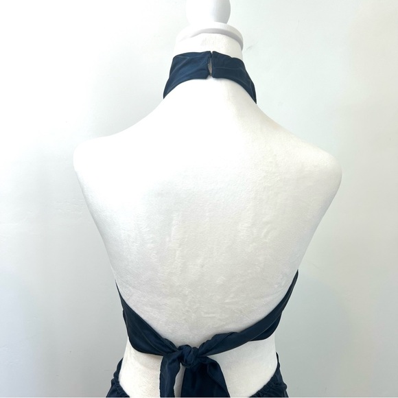 Anthropologie Navy Cutout Dress - Picture 7 of 13